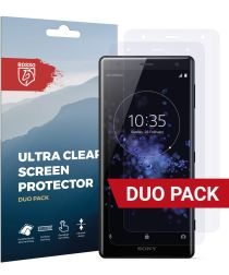 Rosso Sony Xperia XZ2 Compact Ultra Clear Screen Protector Duo Pack