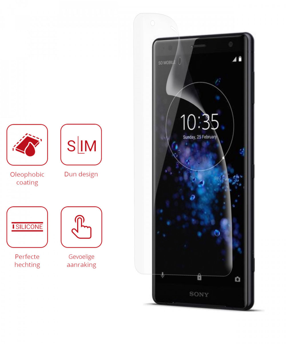 Rosso Sony Xperia XZ2 Compact Ultra Clear Screen Protector Duo Pack afbeelding 2