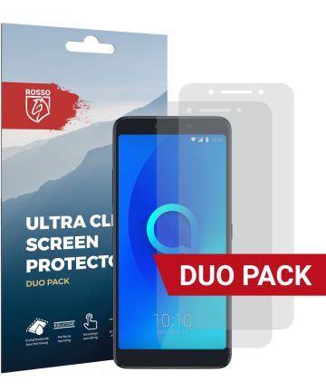 Rosso Alcatel 3 Ultra Clear Screen Protector Duo Pack Screen Protectors