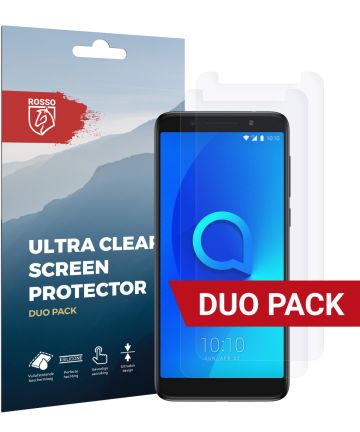Rosso Alcatel 3x Ultra Clear Screen Protector Duo Pack Screen Protectors