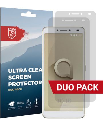 Rosso Alcatel 3v Ultra Clear Screen Protector Duo Pack Screen Protectors