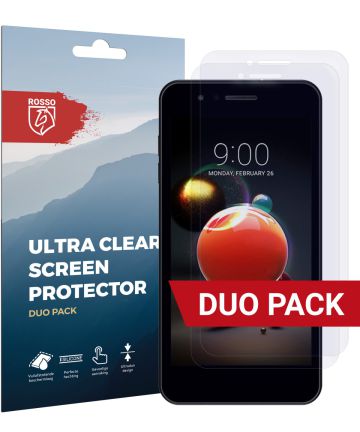 Rosso LG K9 Ultra Clear Screen Protector Duo Pack Screen Protectors