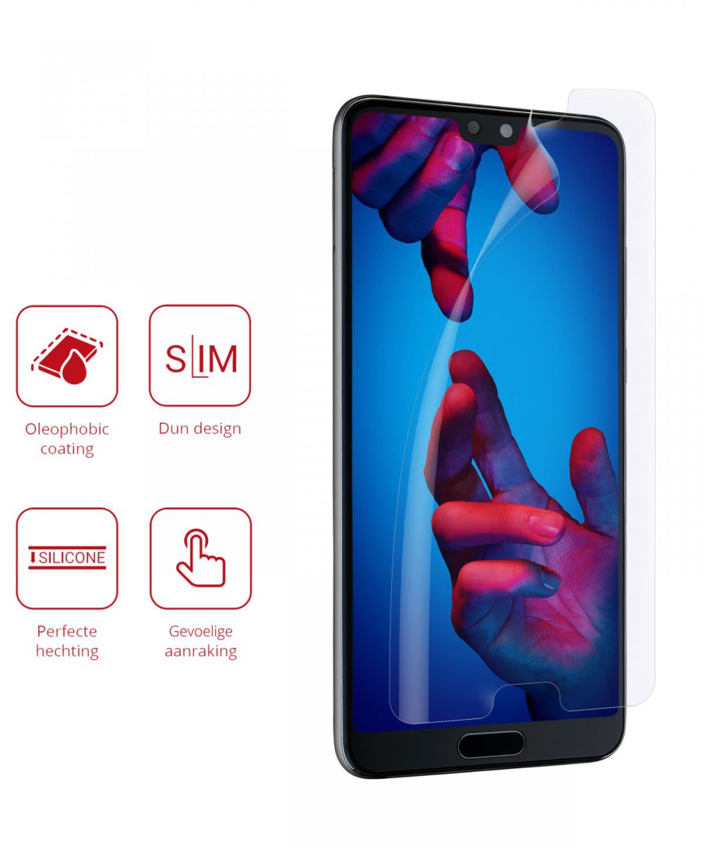 Rosso Huawei P20 Ultra Clear Screen Protector Duo Pack afbeelding 2