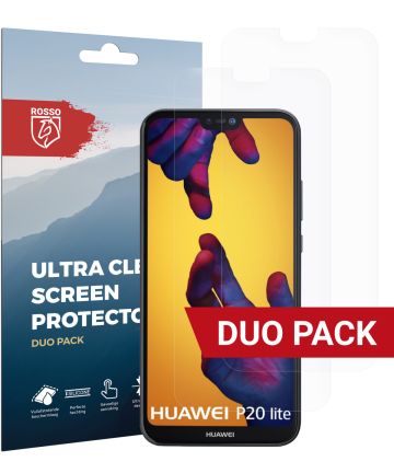 Rosso Huawei P20 Lite Ultra Clear Screen Protector Duo Pack Screen Protectors