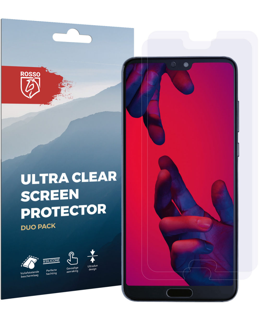 Menstruatie uitglijden Boomgaard Rosso Huawei P20 Pro Ultra Clear Screen Protector Duo Pack | GSMpunt.nl
