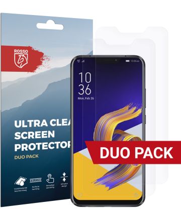 Rosso Asus ZenFone 5 / 5Z Ultra Clear Screen Protector Duo Pack Screen Protectors