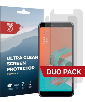 Rosso Asus ZenFone 5 Lite Ultra Clear Screen Protector Duo Pack Screen Protectors
