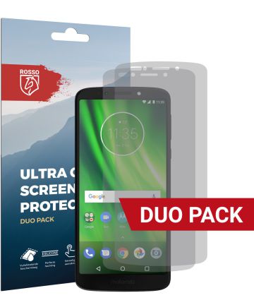 Rosso Motorola Moto G6 Play Ultra Clear Screen Protector Duo Pack Screen Protectors