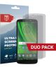 Rosso Motorola Moto G6 Play Ultra Clear Screen Protector Duo Pack