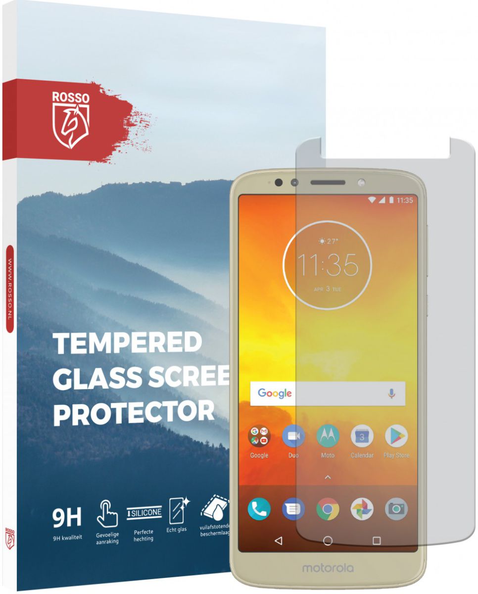 Rosso Motorola Moto E5 9H Tempered Glass Screen Protector afbeelding 1