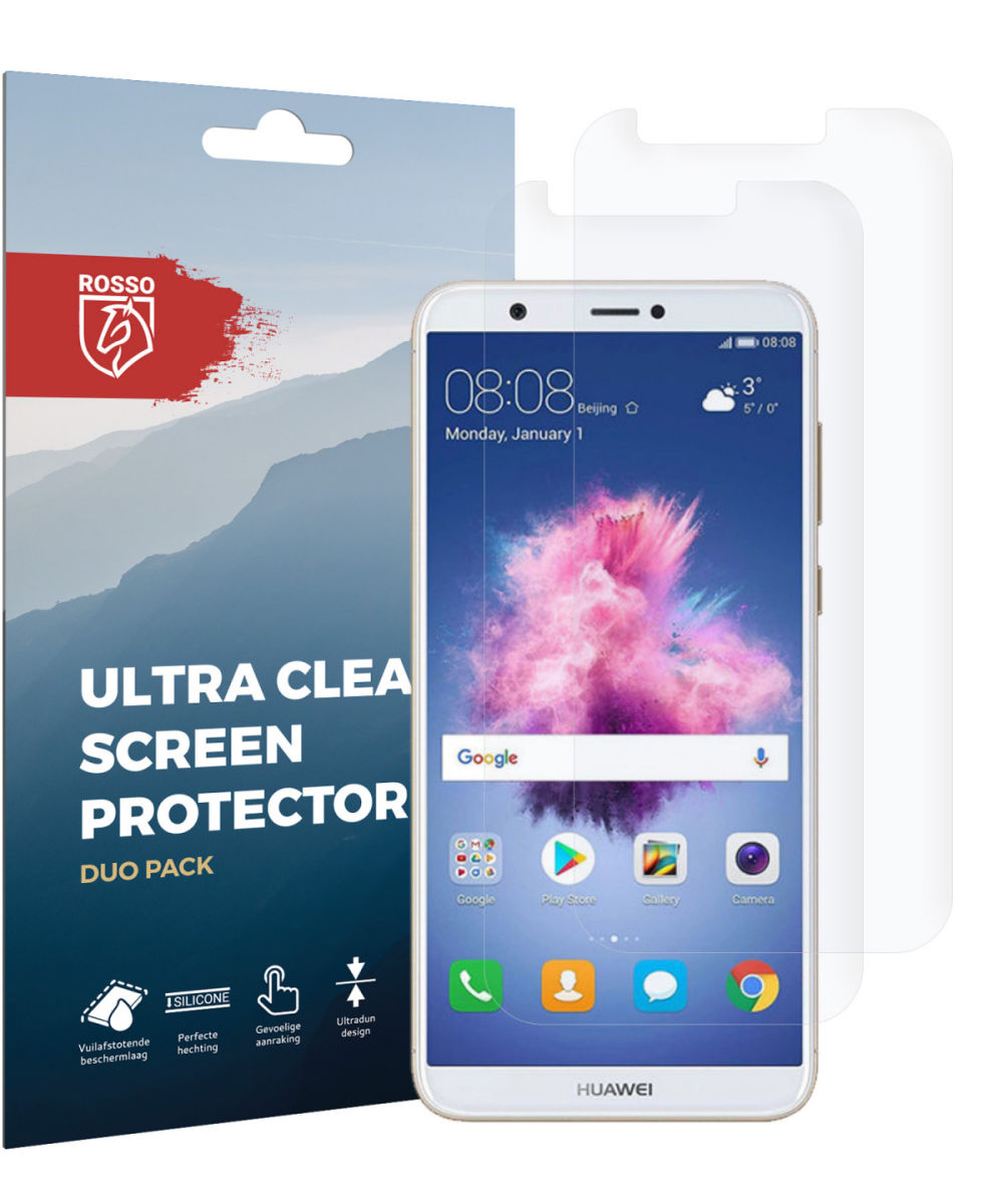 Rosso Huawei P Smart Ultra Clear Screen Protector Duo Pack afbeelding 10
