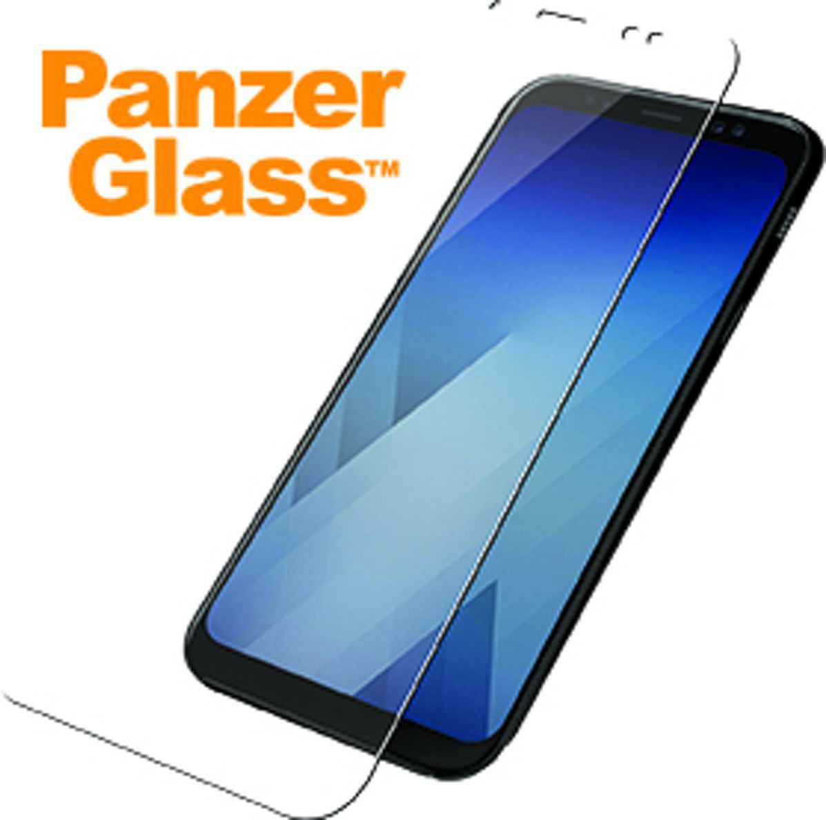 PanzerGlass Samsung Galaxy A8 2018 Edge To Edge Screenprotector afbeelding 2