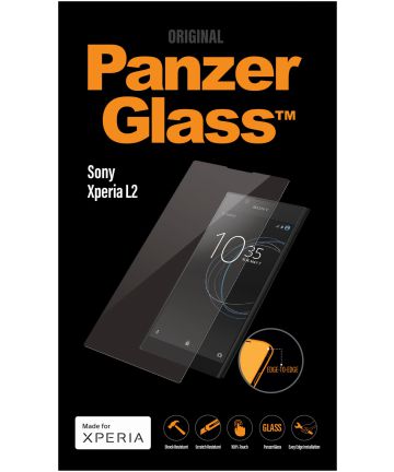 PanzerGlass Sony Xperia L2 Edge To Edge Screen Protector Screen Protectors