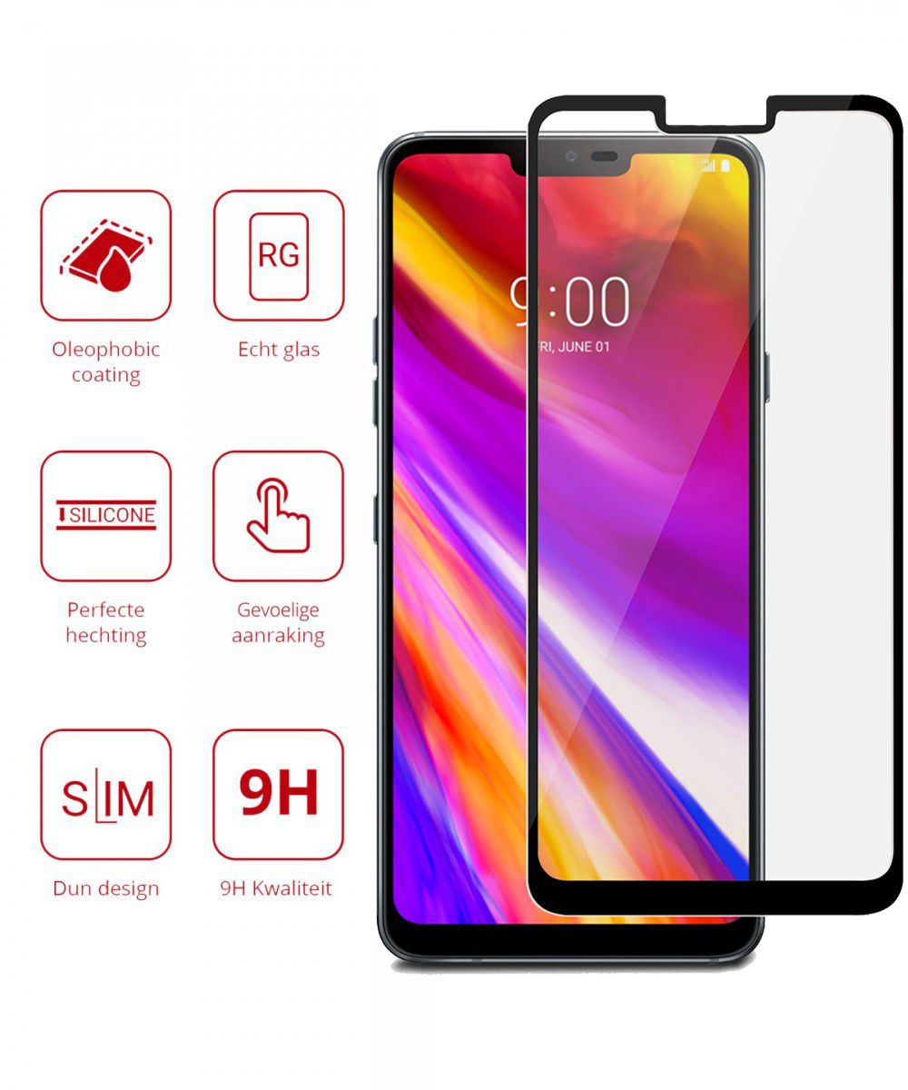 Rosso LG G7 9H Tempered Glass Screen Protector afbeelding 2