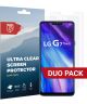 Rosso LG G7 Ultra Clear Screen Protector Duo Pack