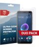 Rosso HTC Desire 12 Plus Ultra Clear Screen Protector Duo Pack
