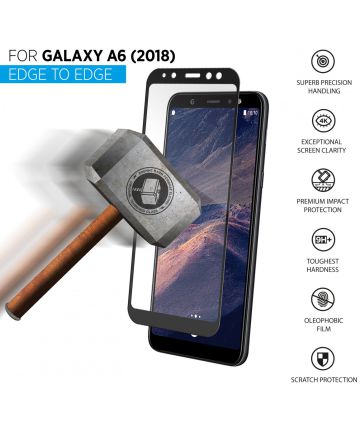 THOR Case Friendly Tempered Glass Samsung Galaxy A6 Screen Protectors