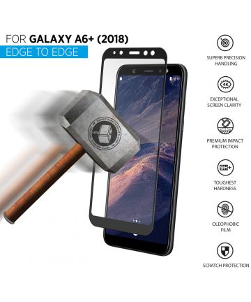 THOR Case Friendly Tempered Glass Samsung Galaxy A6 Plus Screen Protectors