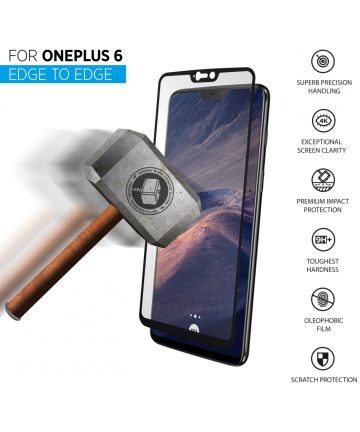 THOR Edge 2 Edge Tempered Glass Screen Protector OnePlus 6 Screen Protectors