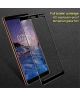 Nokia 7 Plus Volledig Dekkende Tempered Glass Screen Protector Zwart
