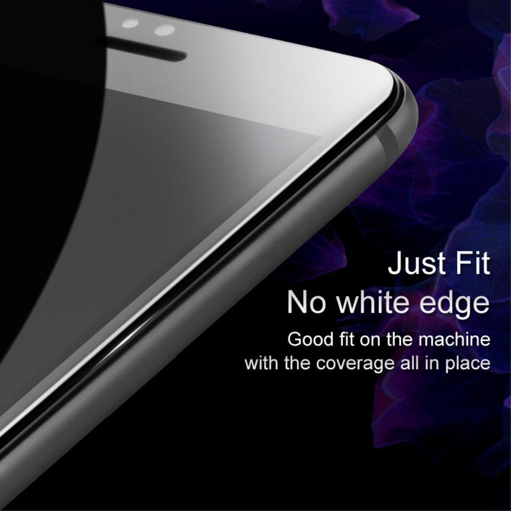 Nokia 7 Plus Volledig Dekkende Tempered Glass Screen Protector Zwart afbeelding 6