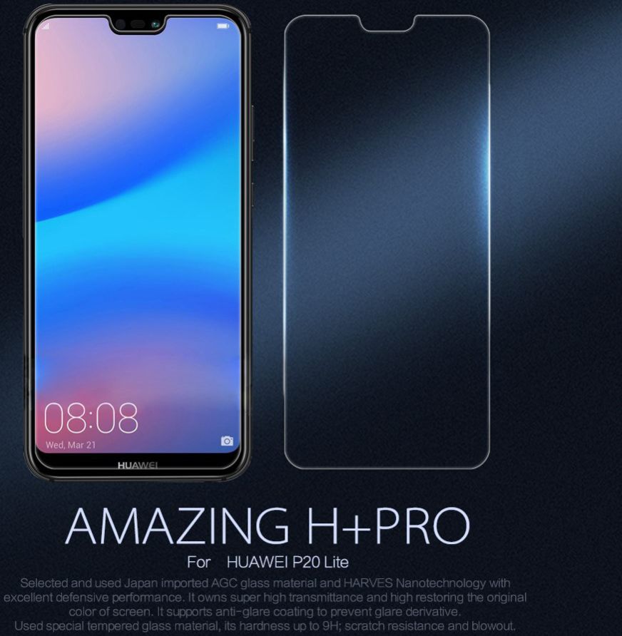 Nillkin Amazing H+ Pro Tempered Glass Screen Protector Huawei P20 Lite afbeelding 2