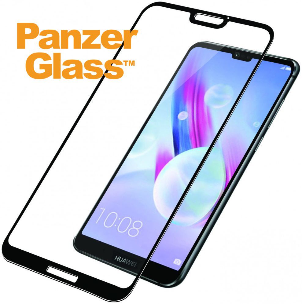 PanzerGlass Huawei P20 Lite Edge To Edge Screenprotector Zwart afbeelding 2