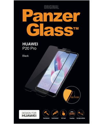 PanzerGlass Huawei P20 Pro Edge To Edge Screenprotector Zwart Screen Protectors