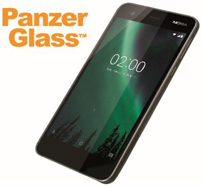 PanzerGlass Nokia 2 Edge To Edge Screenprotector Transparant afbeelding 2
