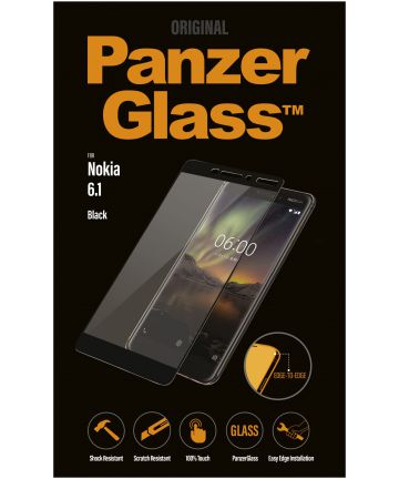 PanzerGlass Nokia 6.1 / Nokia 6 2018 Edge To Edge Screenprotector Screen Protectors