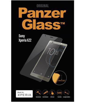 PanzerGlassSony Xperia XZ2 Edge to Edge Screenprotector Transparant Screen Protectors