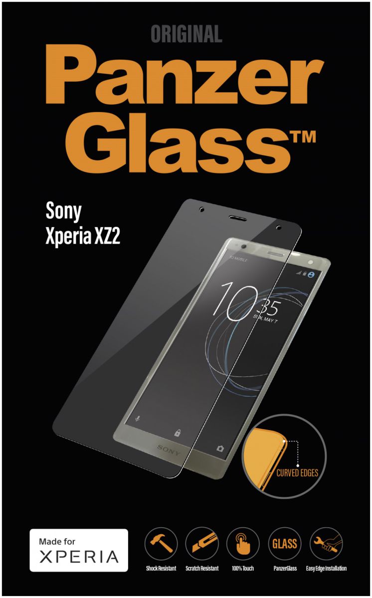 PanzerGlassSony Xperia XZ2 Edge to Edge Screenprotector Transparant afbeelding 1