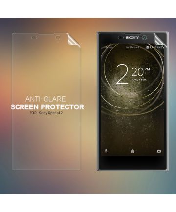 Nillkin Anti Fingerprint Screen Protector Sony Xperia L2 Screen Protectors