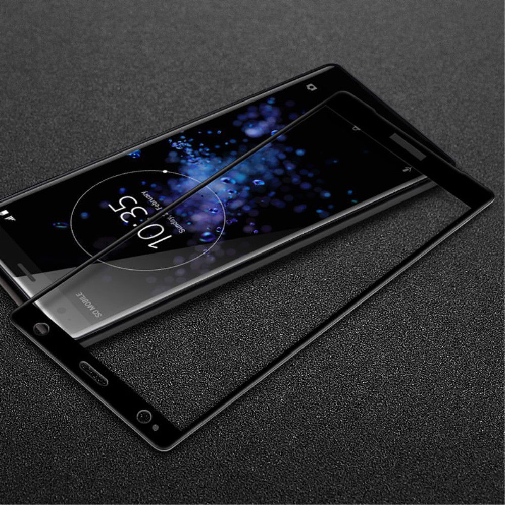 Sony Xperia XZ2 Volledig Dekkend Tempered Glass Screen Protector Zwart afbeelding 2