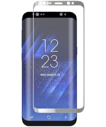 Samsung Galaxy S8 Plus Tempered Glass Screen Protector Zilver Screen Protectors