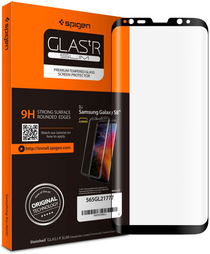 Spigen Samsung Galaxy S8 Tempered Glass Screen Protector afbeelding 1