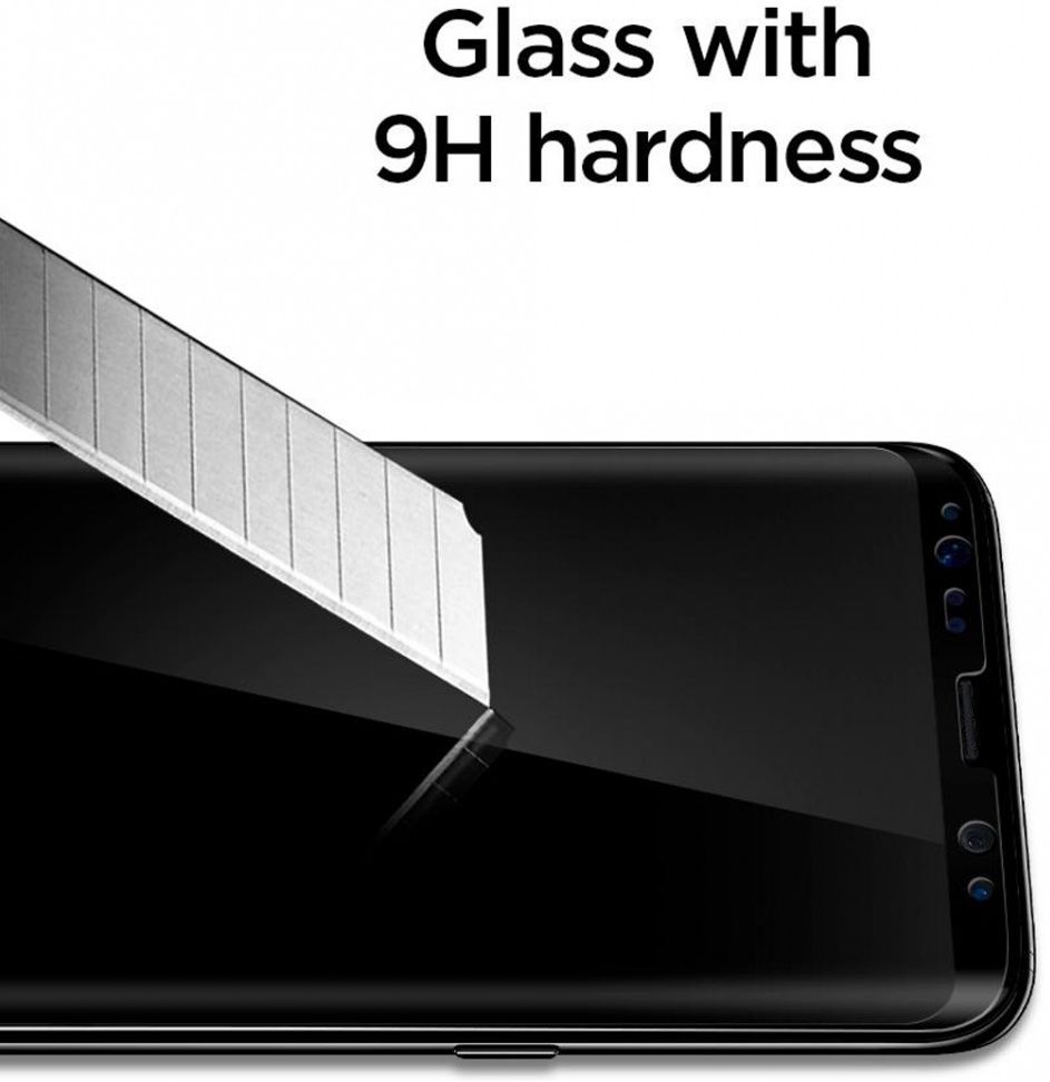Spigen Samsung Galaxy S8 Tempered Glass Screen Protector afbeelding 4