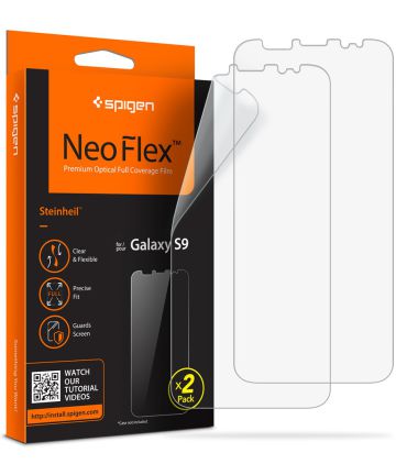 Spigen Neo Flex Samsung Galaxy S9 Screen Protector [2 Pack] Screen Protectors