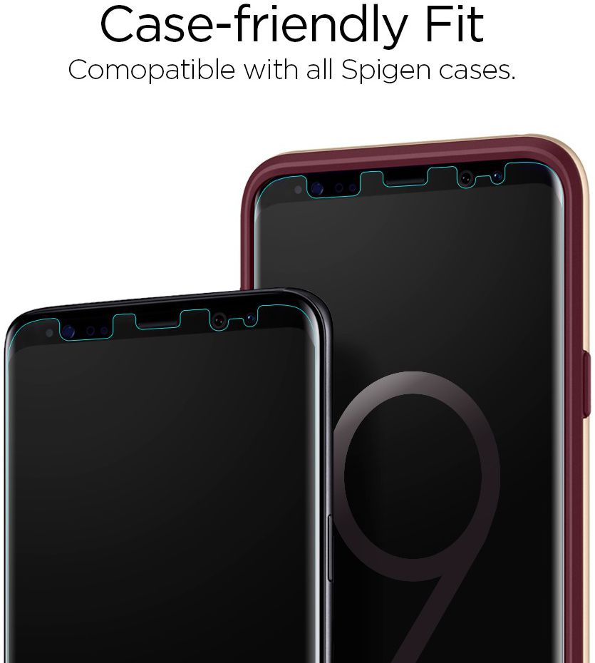 Spigen Neo Flex Samsung Galaxy S9 Screen Protector [2 Pack] afbeelding 9