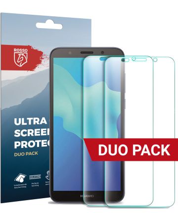 Rosso Huawei Y5 2018 Ultra Clear Screen Protector Duo Pack Screen Protectors