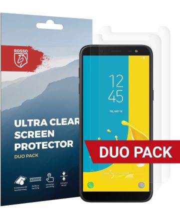 Rosso Samsung Galaxy J6 Ultra Clear Screen Protector Duo Pack Screen Protectors