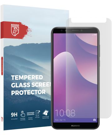 Rosso Huawei Y7 2018 9H Tempered Glass Screen Protector Screen Protectors