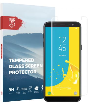 Rosso Samsung Galaxy J6 9H Tempered Glass Screen Protector Screen Protectors