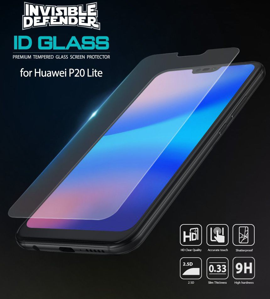 Ringke ID Glass 0.33mm Huawei P20 Lite (3 Pack) afbeelding 2