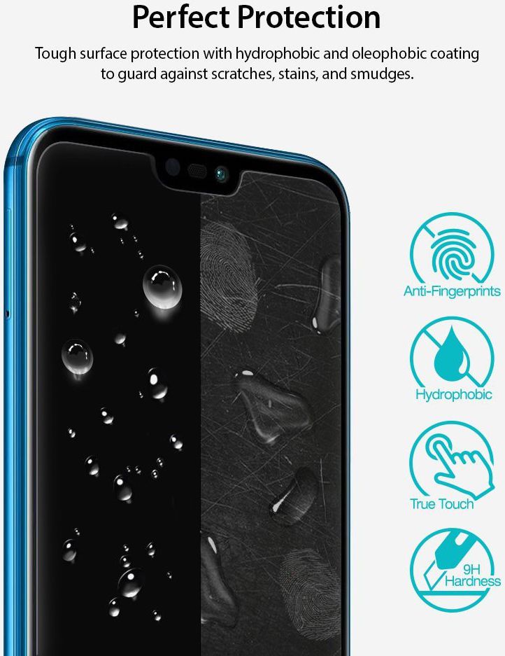 Ringke ID Glass 0.33mm Huawei P20 Lite (3 Pack) afbeelding 3