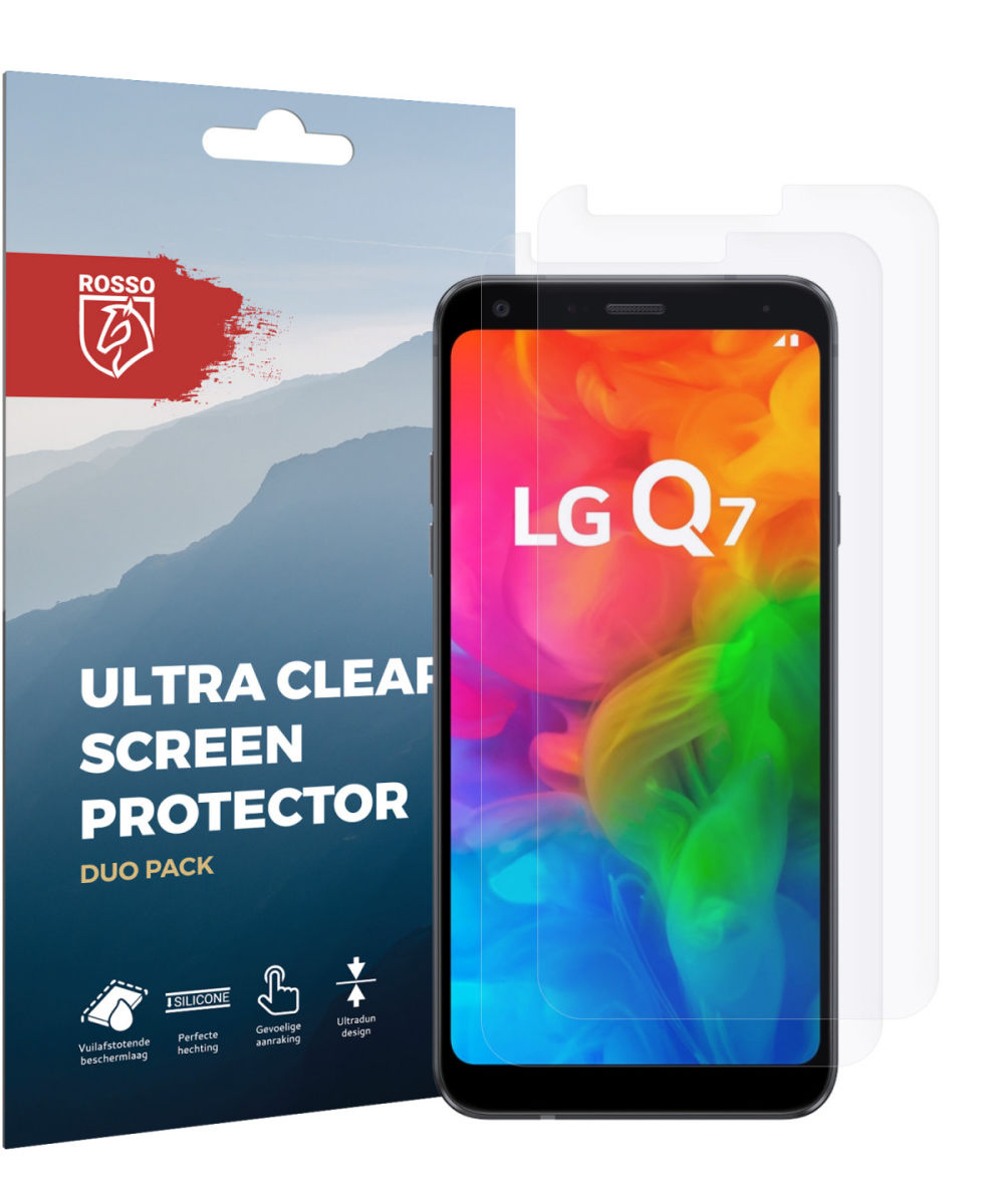 Rosso LG Q7 Ultra Clear Screen Protector Duo Pack afbeelding 9