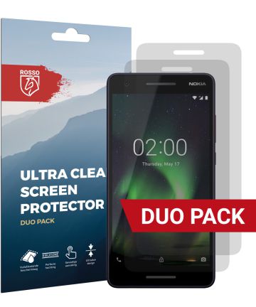 Rosso Nokia 2.1 Ultra Clear Screen Protector Duo Pack Screen Protectors