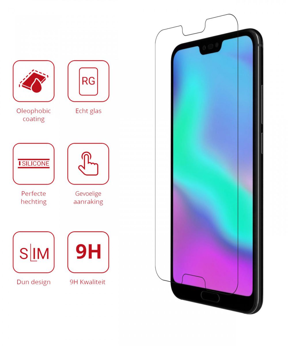 Rosso Honor 10 9H Tempered Glass Screen Protector afbeelding 2