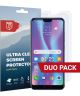 Rosso Honor 10 Ultra Clear Screen Protector Duo Pack
