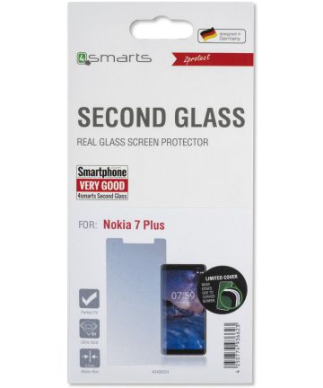 4smarts Limited Tempered Glass Screen Protector Nokia 7 Plus Screen Protectors
